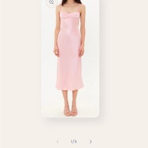 Anna October Waterlily Dress Pink